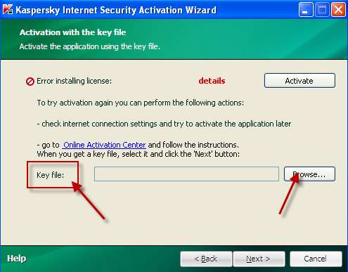 Activate Kaspersky keyfile Activate Kaspersky keyfile