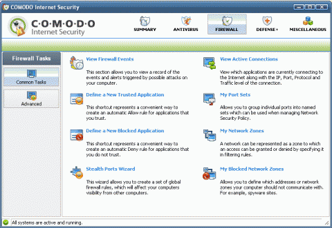 Comodo Internet Security 480x331 Top Free Anti Virus softwares to protect your System