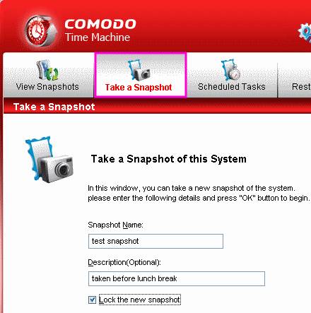 backup system Backup and Restore your System With Comodo Time Machine