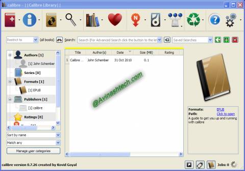 Calibre: Manage ebook library, convert ebooks, news feeds,Sync to ebook readers
