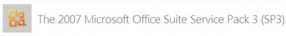 Download Microsoft Office 2007 Service Pack 3 (SP3)