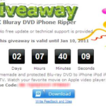 Free WinX Bluray DVD iPhone Ripper license key Giveaway