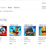 Miniclip Windows Phone Store