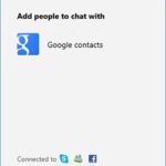 Chat with Gmail friends, contacts on Outlook.com, Skydrive