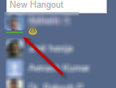 Google+ Hangouts: How to identify Online friends
