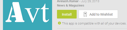 Android App for Avinashtech is here, Download it