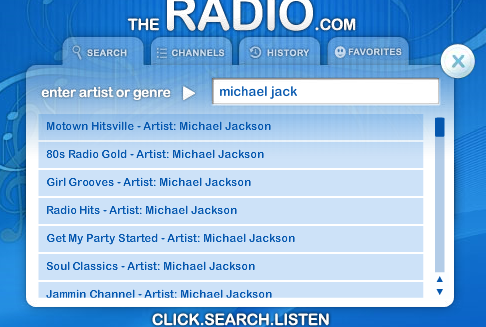 theRADIO Search theRADIO Search