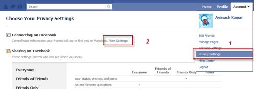 facebook privacy