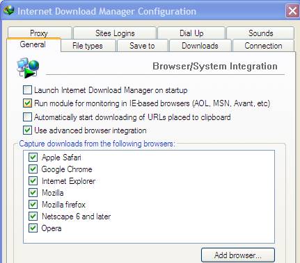 IDM browser