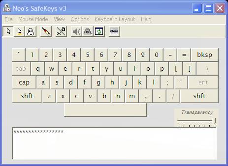Virtual keyboard