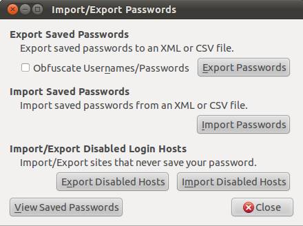 firefox password