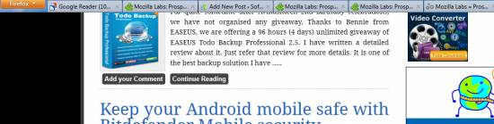 hide address bar