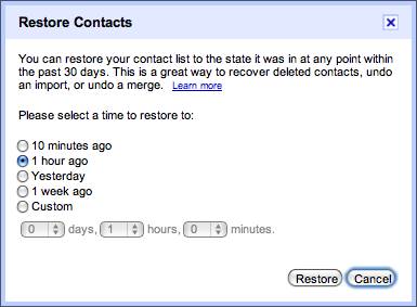 restore_contacts gmail