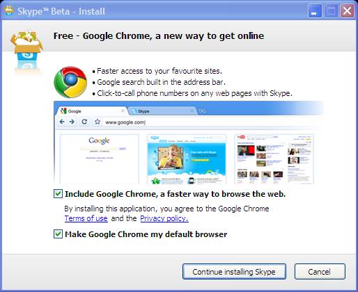 skype chrome