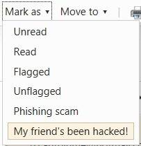 Hotmail friend hacked