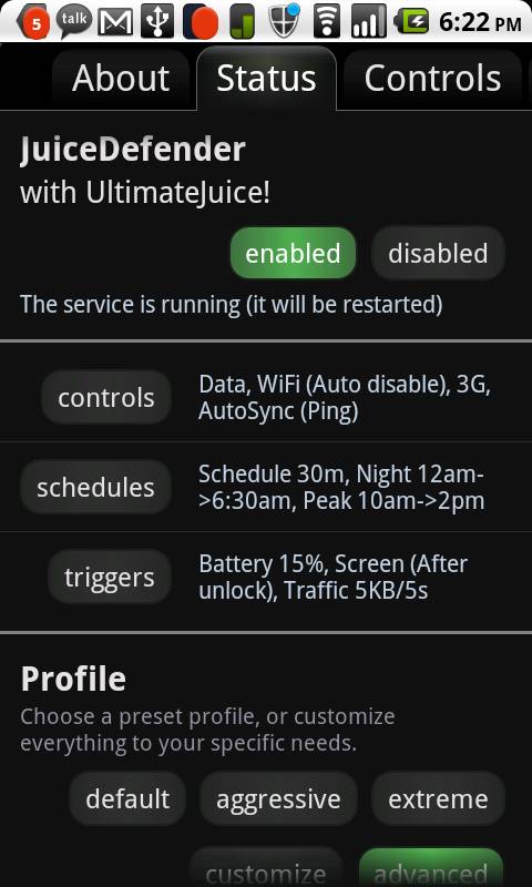 android battery extend
