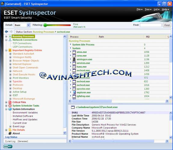 Sysinspector