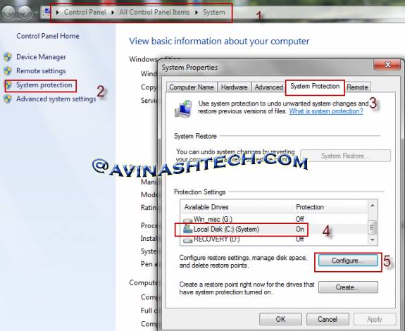 System restore