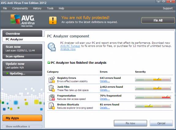 AVG PC Analyzer