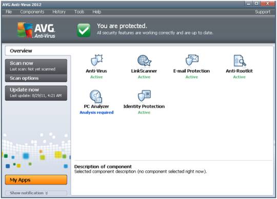 AVG antivirus 2012