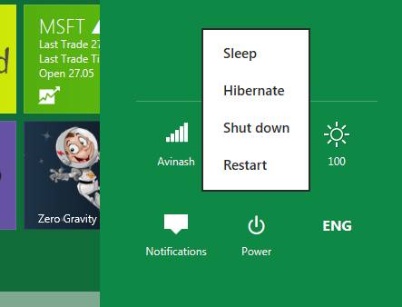 Windows 8 Hibernate