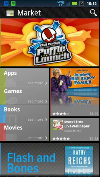 Android Market 3.2.0 Nexus prime sandwich