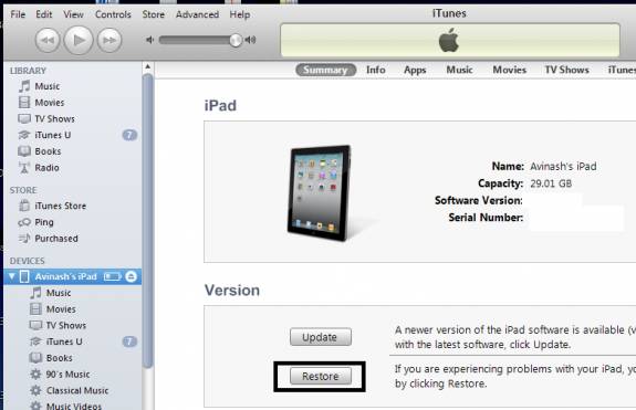 iOS 5 downgrade