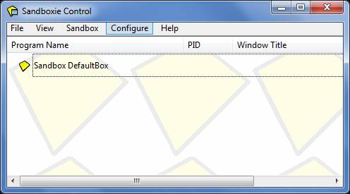 Sandbox GUI