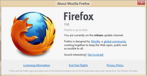 firefox 11