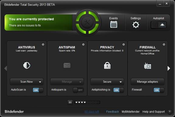 Bitdefender total security 2013 beta