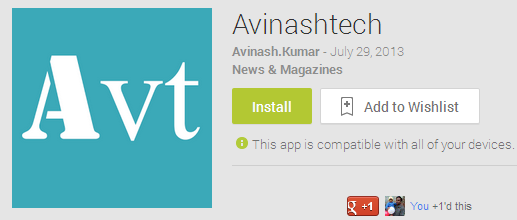Avinashtech Android App