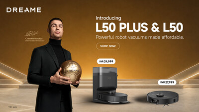 Dreame L50 Plus and L50 robot vacuum cleaners launched in India