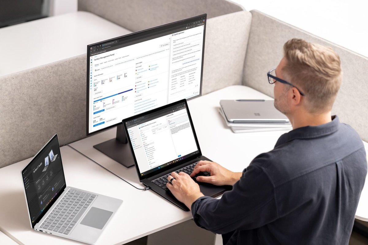 Windows 11 laptop on a desk, representing the Secure Boot certificate update PC owners should check for