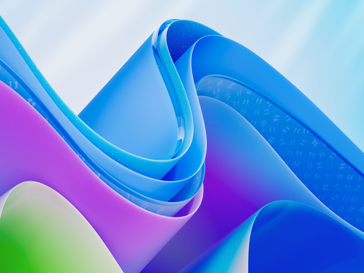 Windows 11 Bloom wallpaper illustrating a guide to shrinking the hiberfil.sys hibernation file