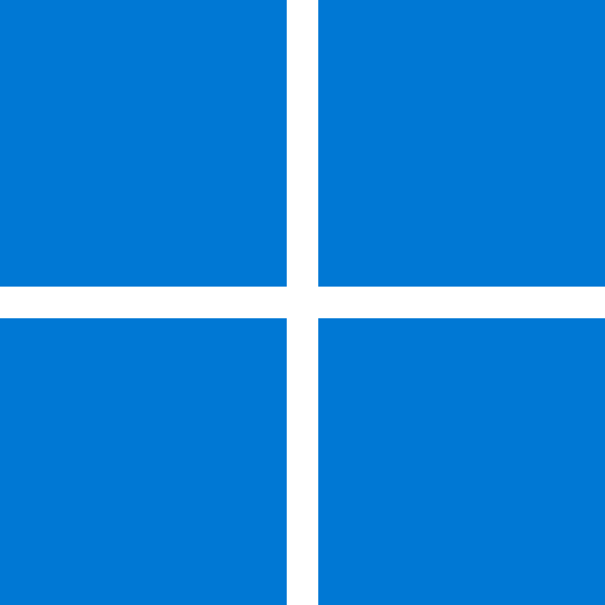 Windows flag logo on a white background